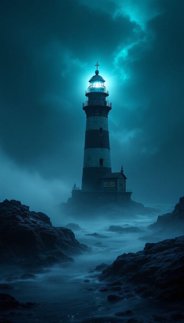 Lighthouse 4:04 — Abyssal Relics original art