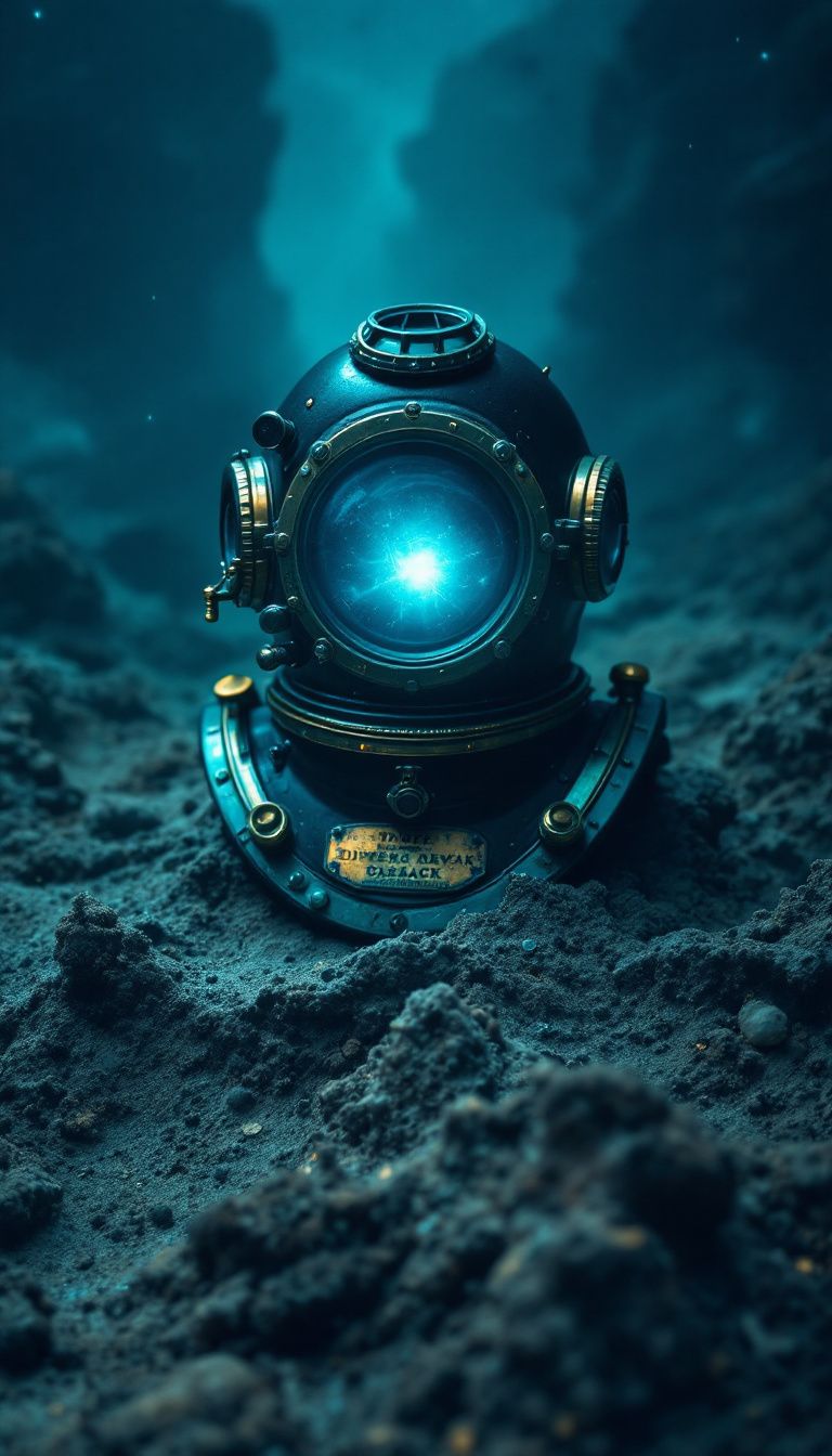 The Diver Never Came Back — Abyssal Relics original art