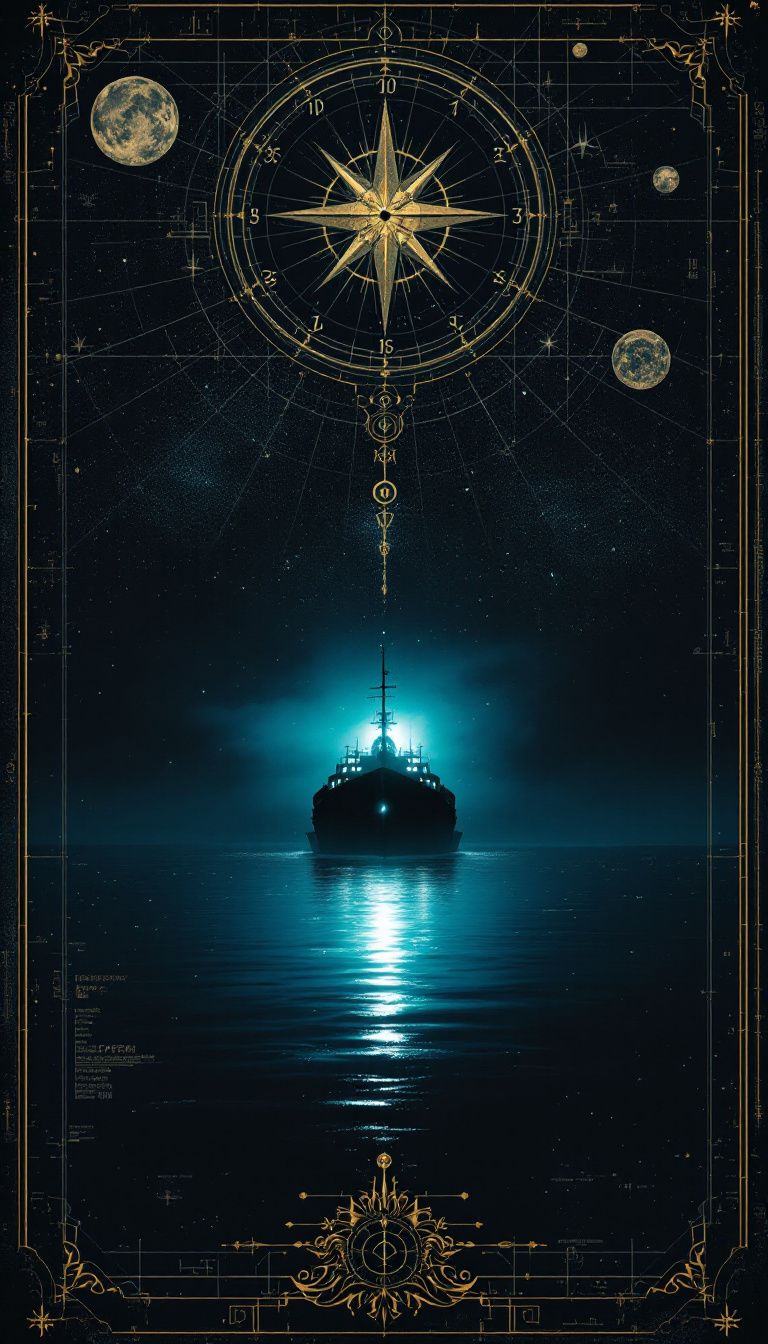 Night Ferry — Abyssal Relics original art