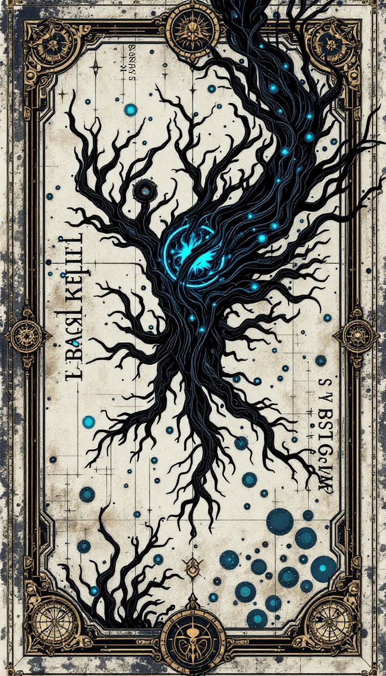 Black Kelp Oracle — Abyssal Relics original art