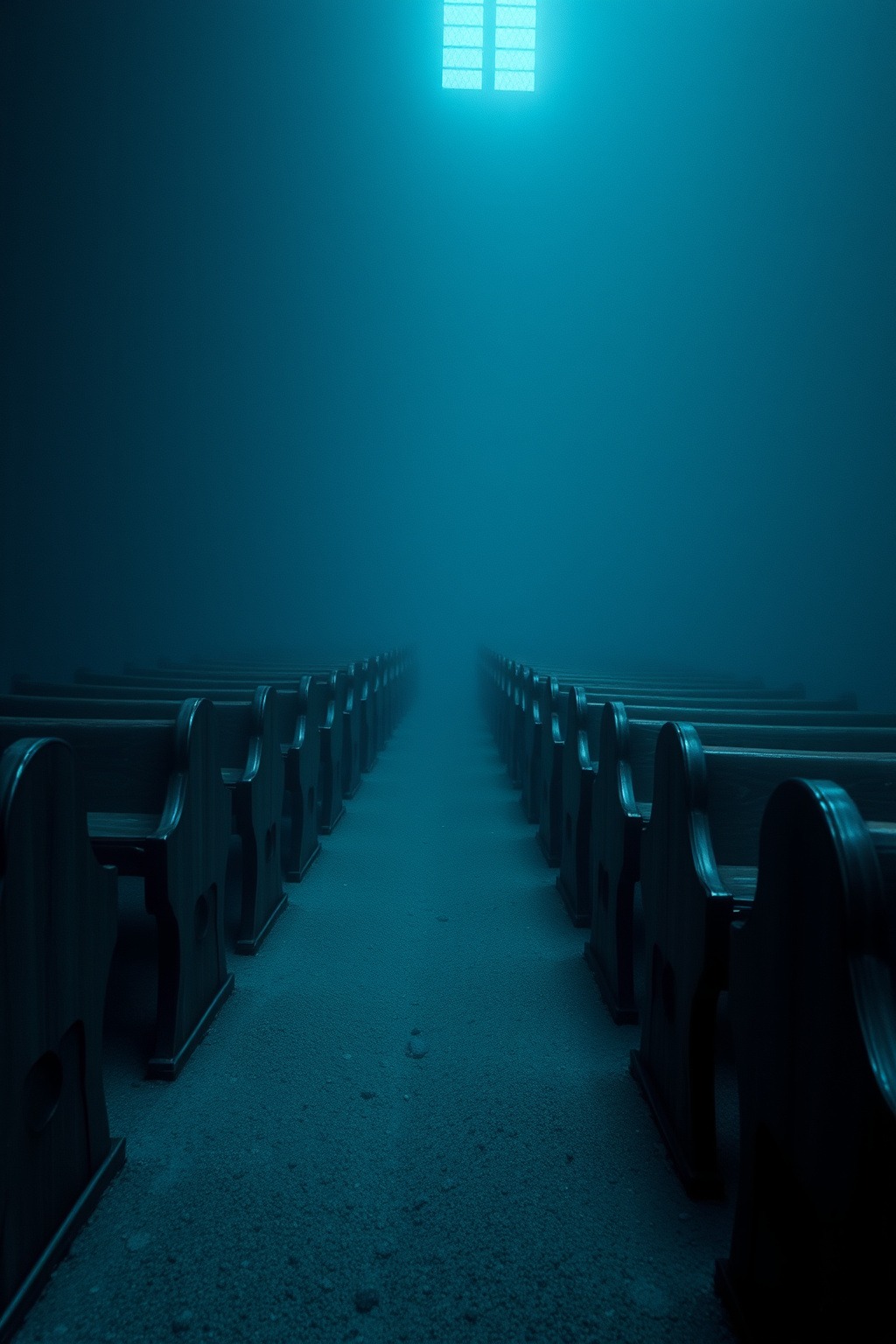 Silt Choir Pews — Abyssal Relics original art