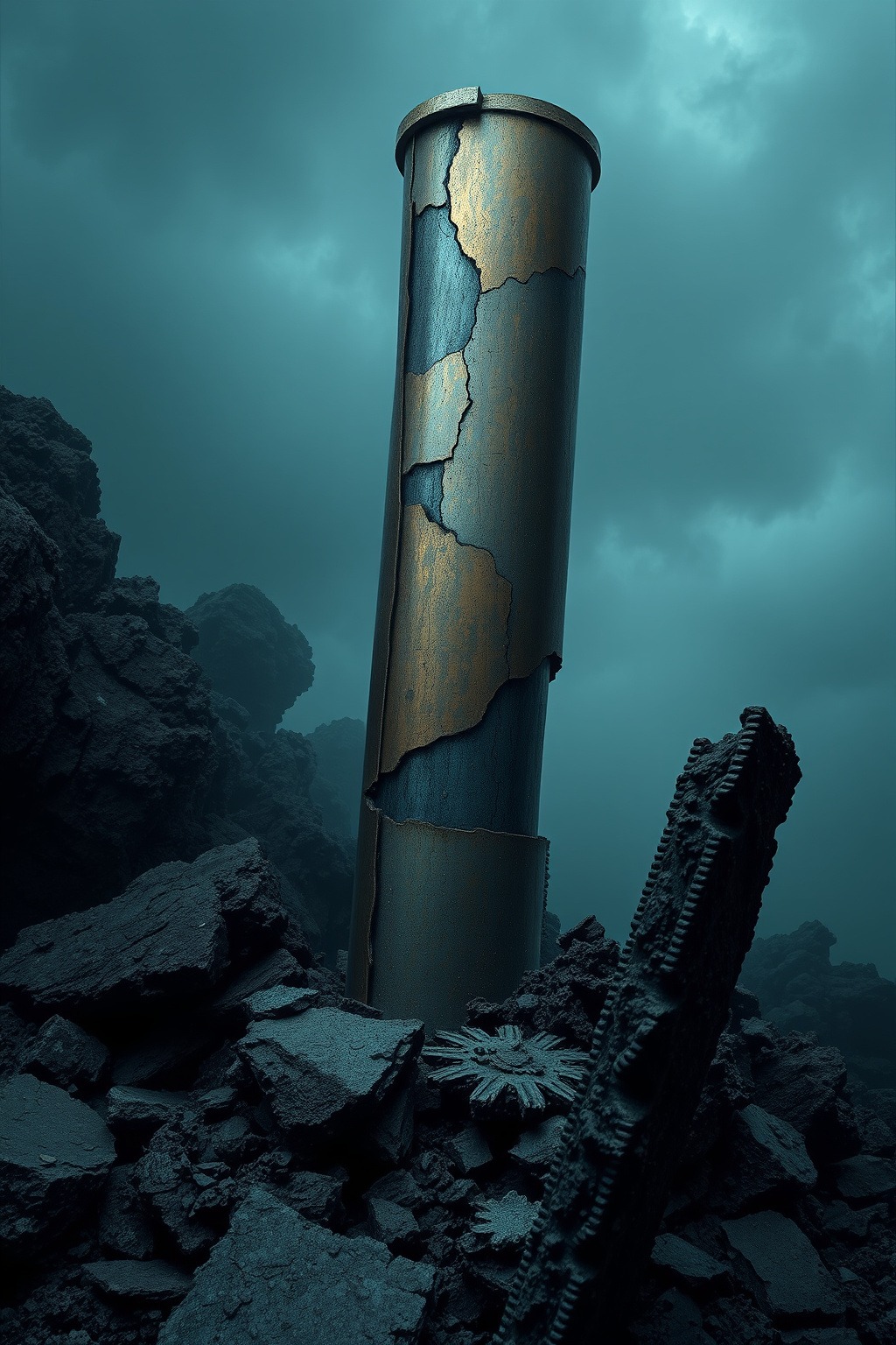 Crush Depth Study — Abyssal Relics original art
