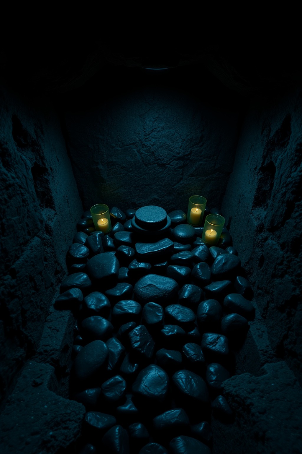 Black Sand Altar — Abyssal Relics original art