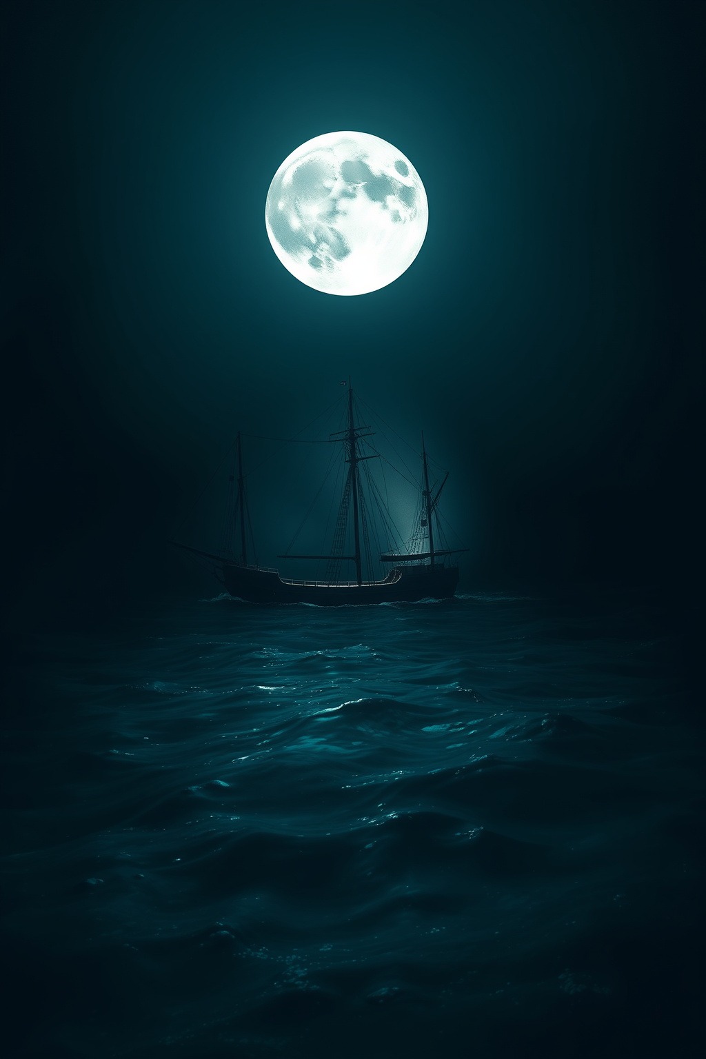 Moon Pool Below — Abyssal Relics original art