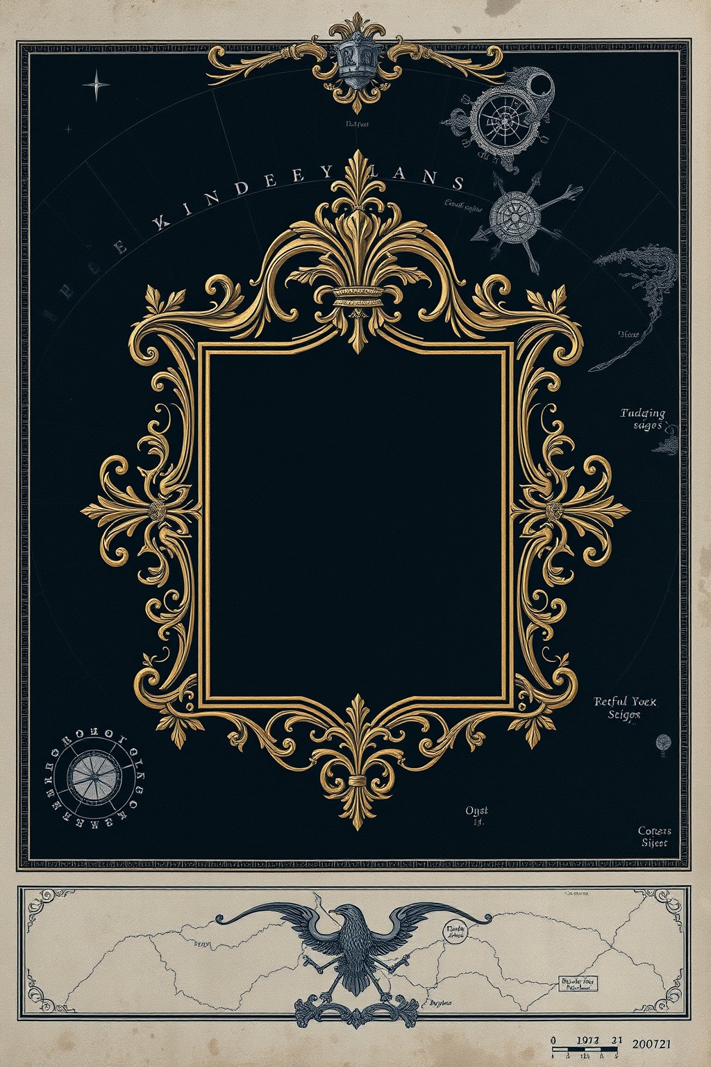 The Blank Cartouche — Abyssal Relics original art