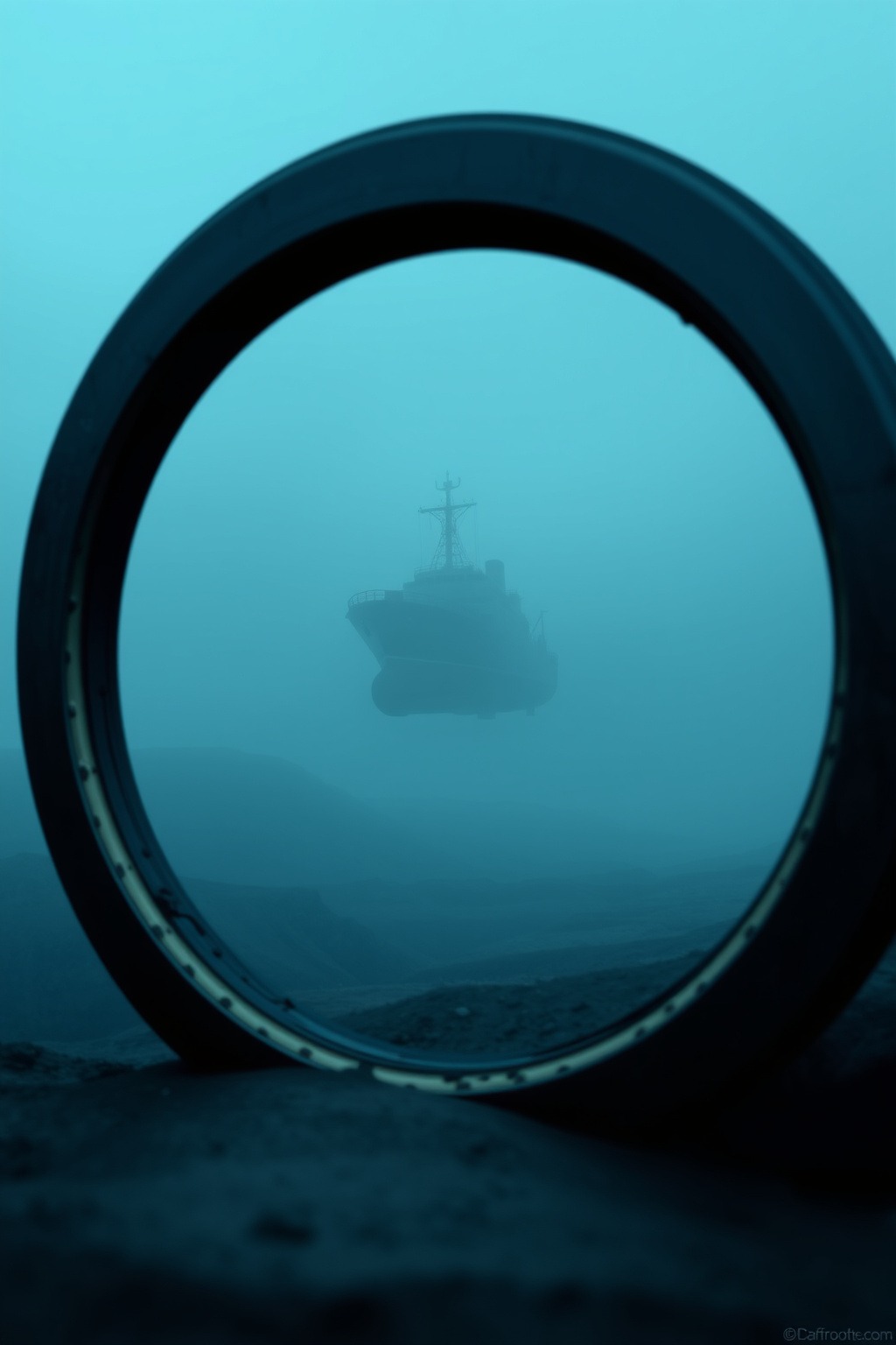 Azimuth of the Wreck — Abyssal Relics original art