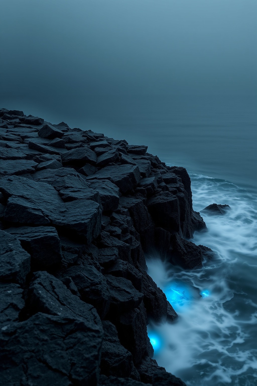 Breakwater at False Dawn — Abyssal Relics original art