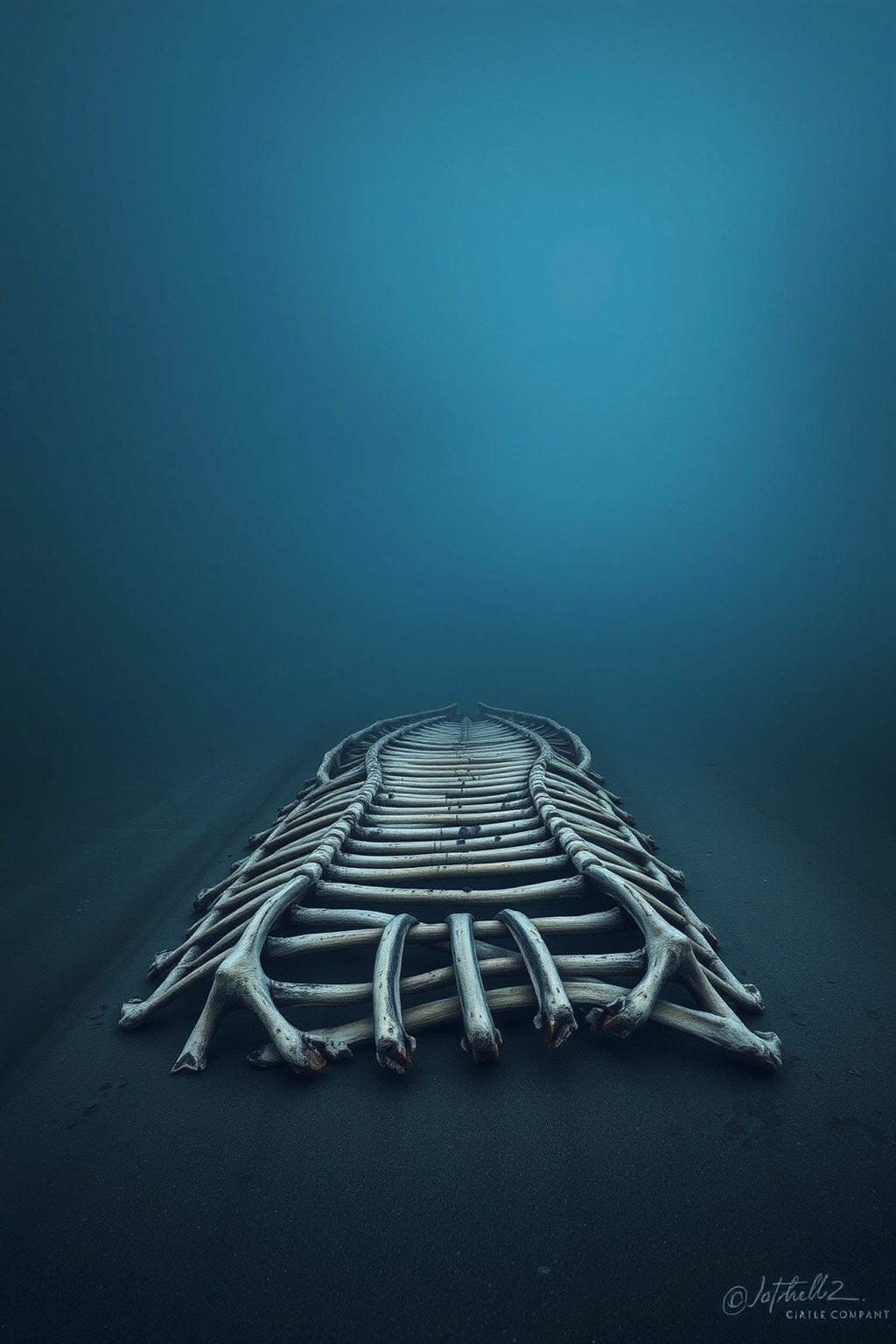 The Bar at Low Tide — Abyssal Relics original art