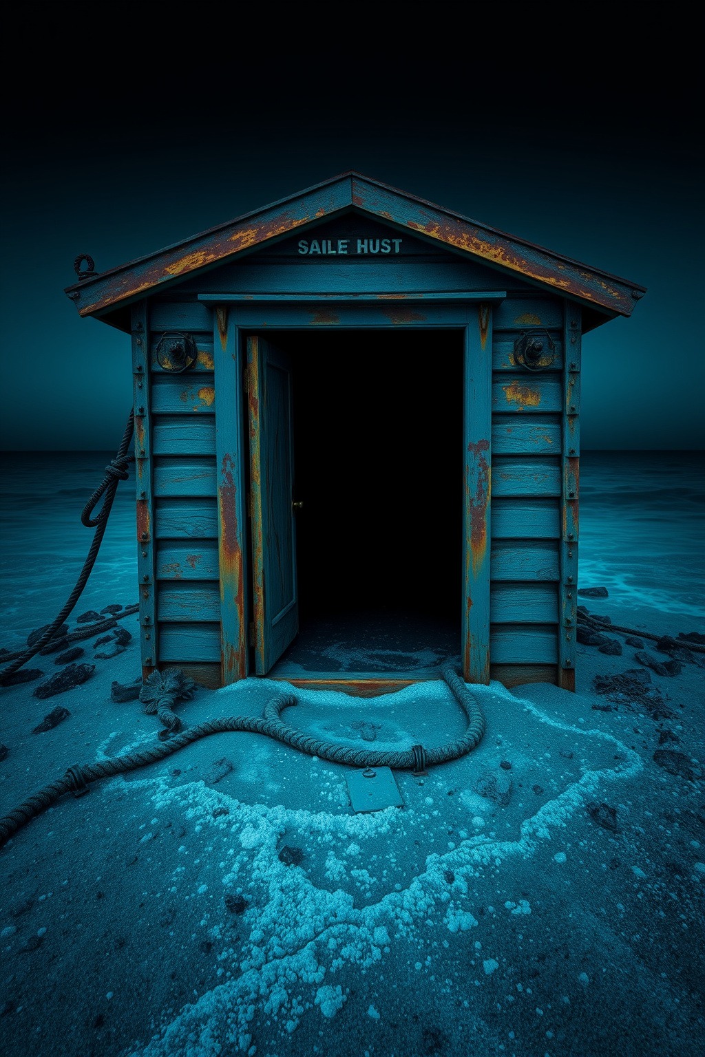Cable Hut — Abyssal Relics original art