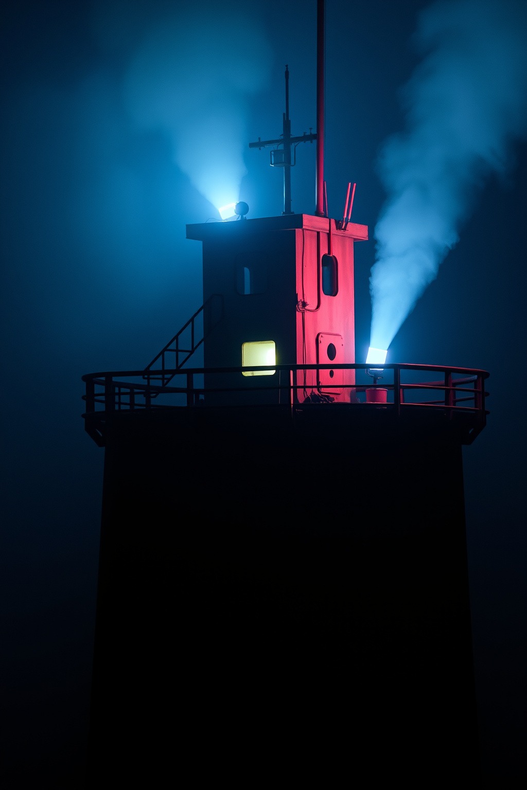 Range Lights Misaligned — Abyssal Relics original art