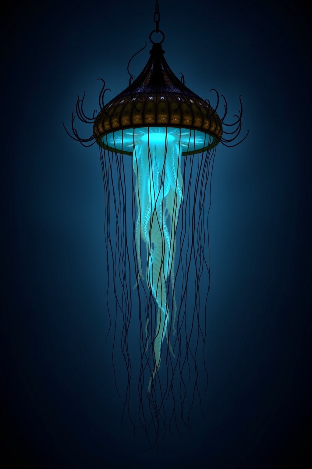 Siphonophore Cathedral — Abyssal Relics original art