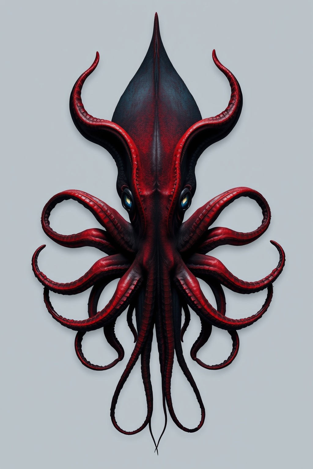 Vampire Squid Fold — Abyssal Relics original art
