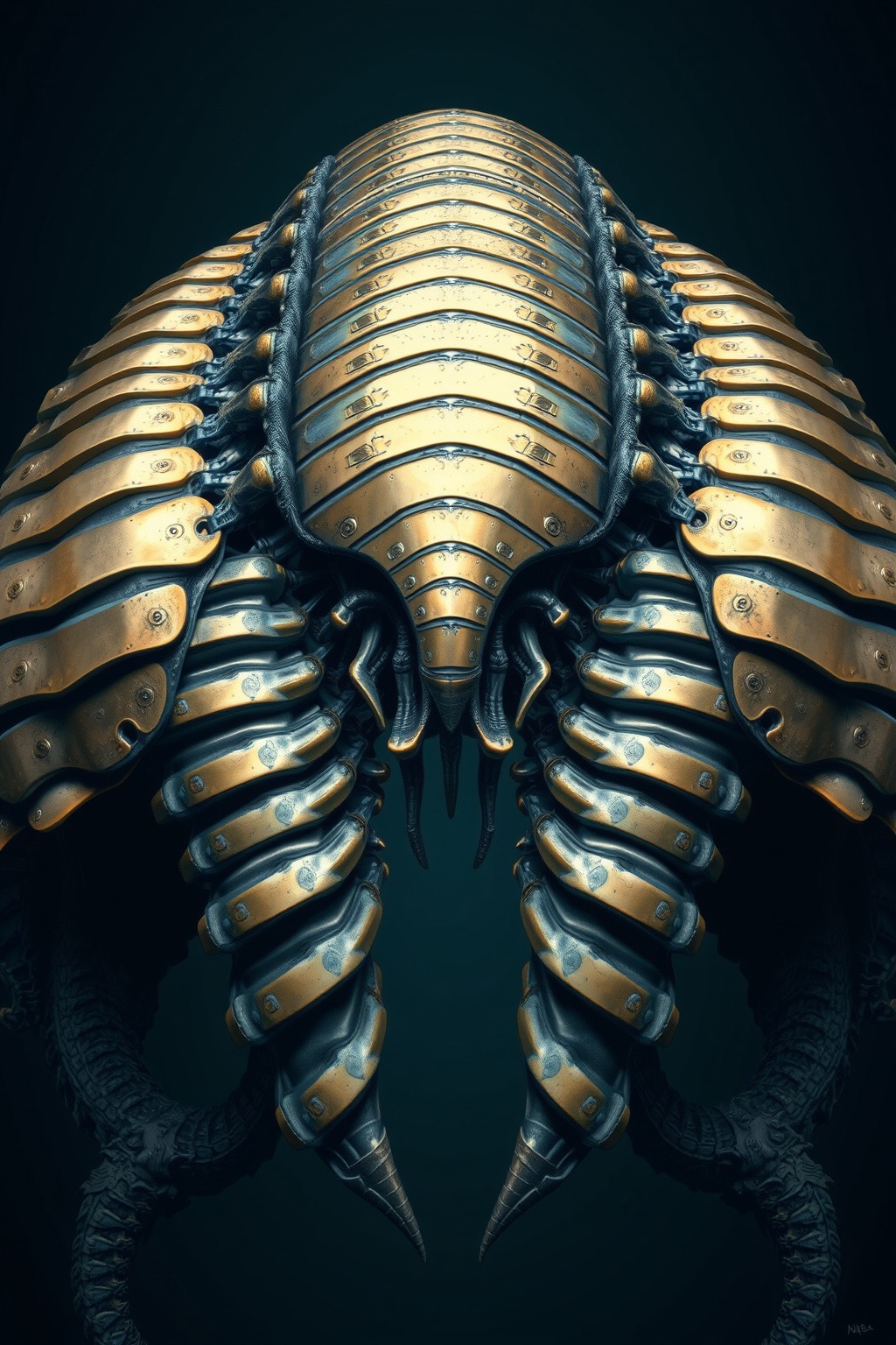 Isopod Cathedral — Abyssal Relics original art