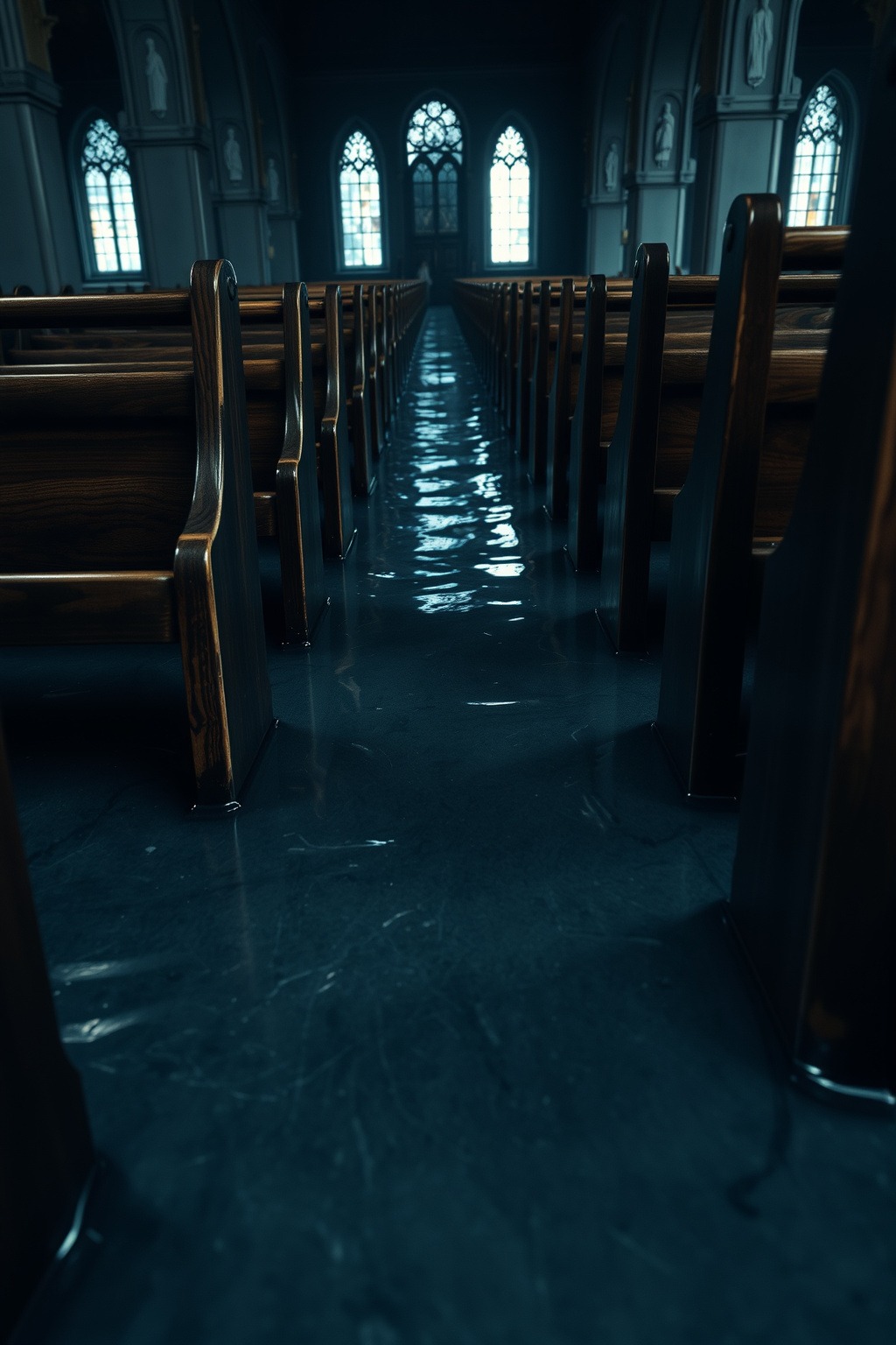 Silt Choir Pews 2 — Abyssal Relics original art