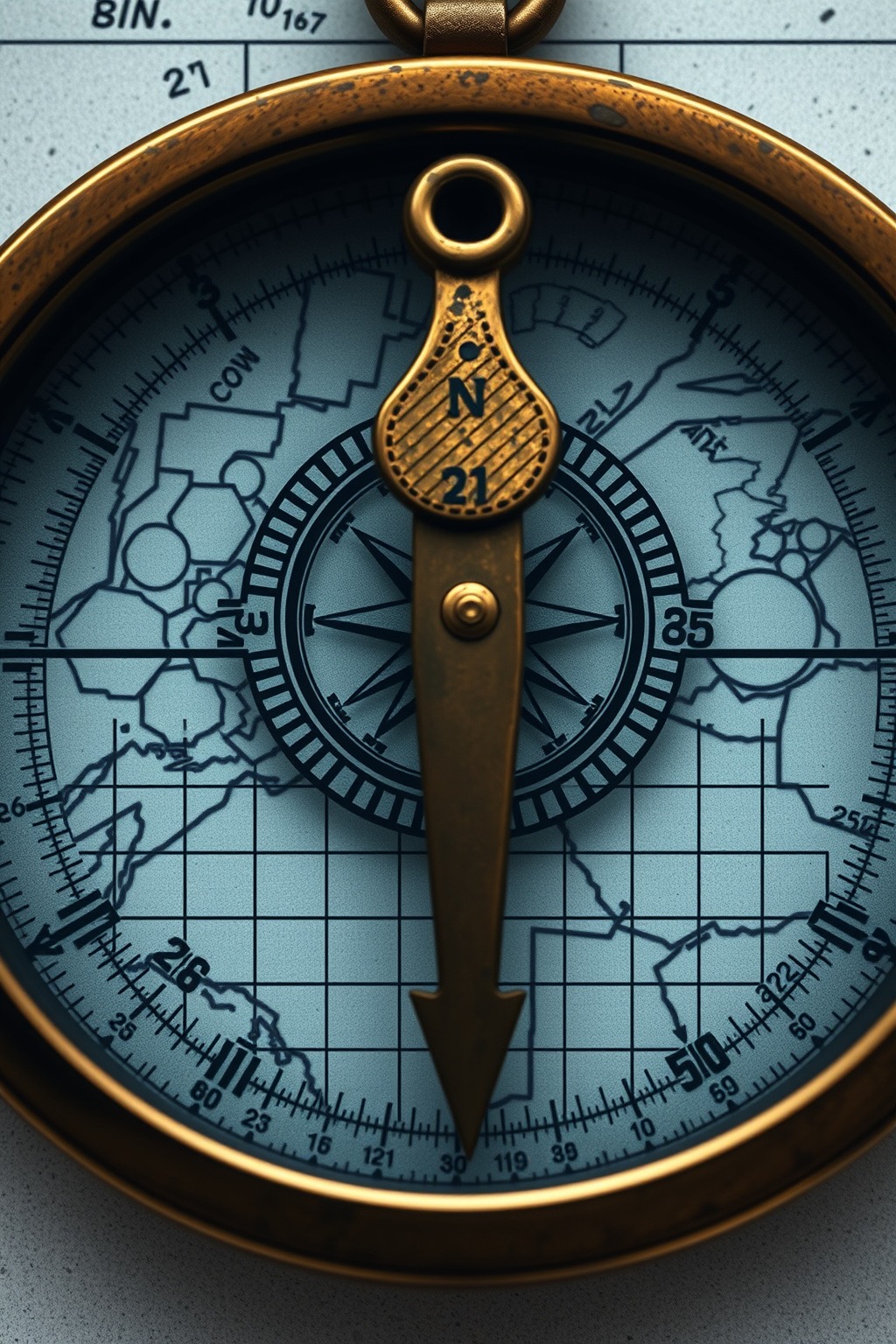 Dead Compass 2 — Abyssal Relics original art