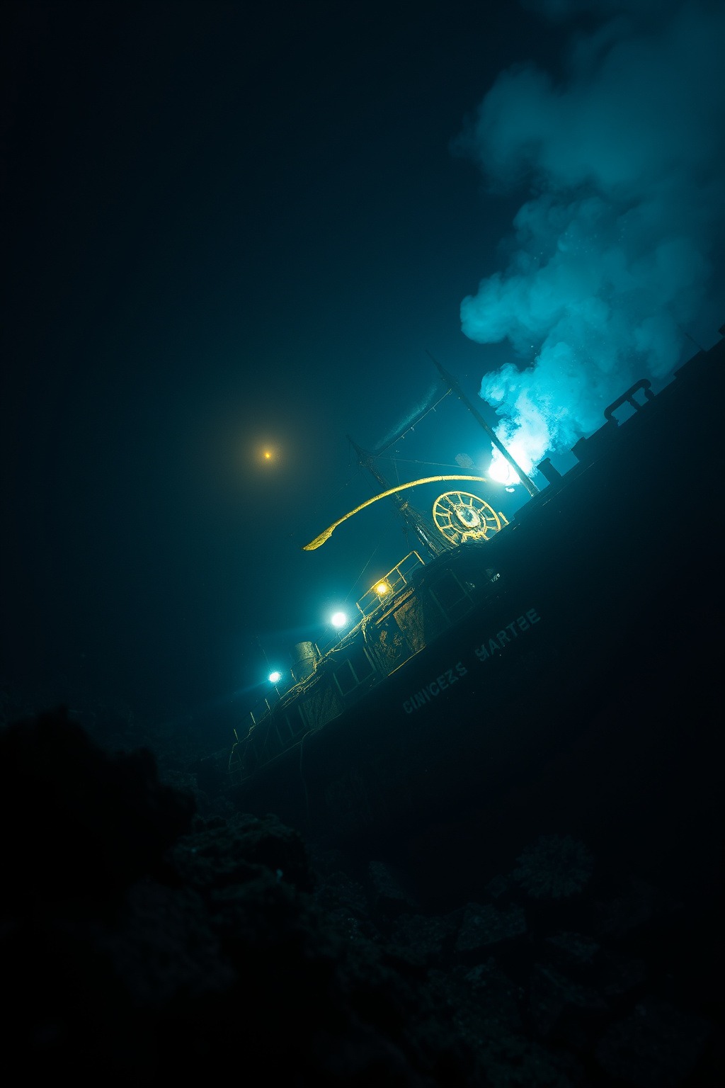 Wreck Light 2 — Abyssal Relics original art